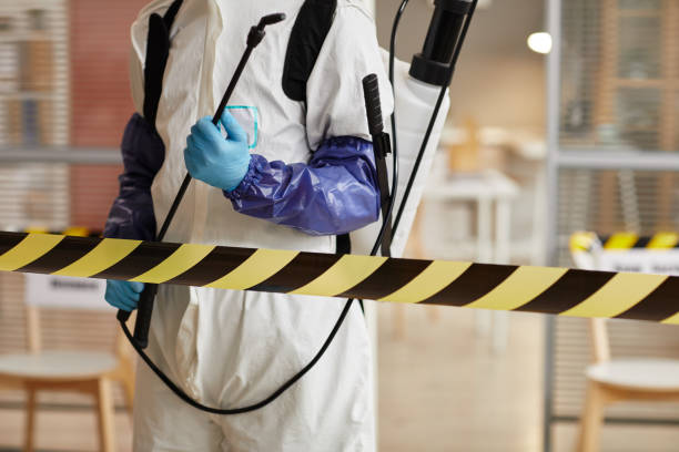 Professional Blood Cleanup technician working in Tomball, TX